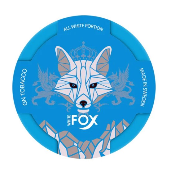 white fox nicotine pouch blue