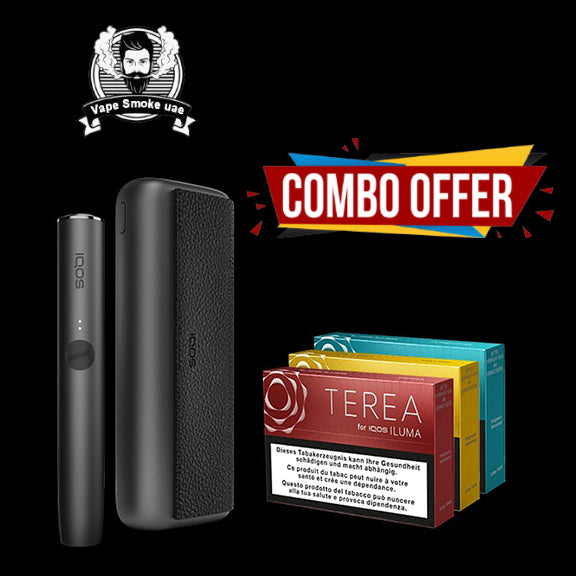 Iqos Iluma and Heets Teres offer | IQOS ILuma Prime Obsidian Black With Heets Terea combo offer