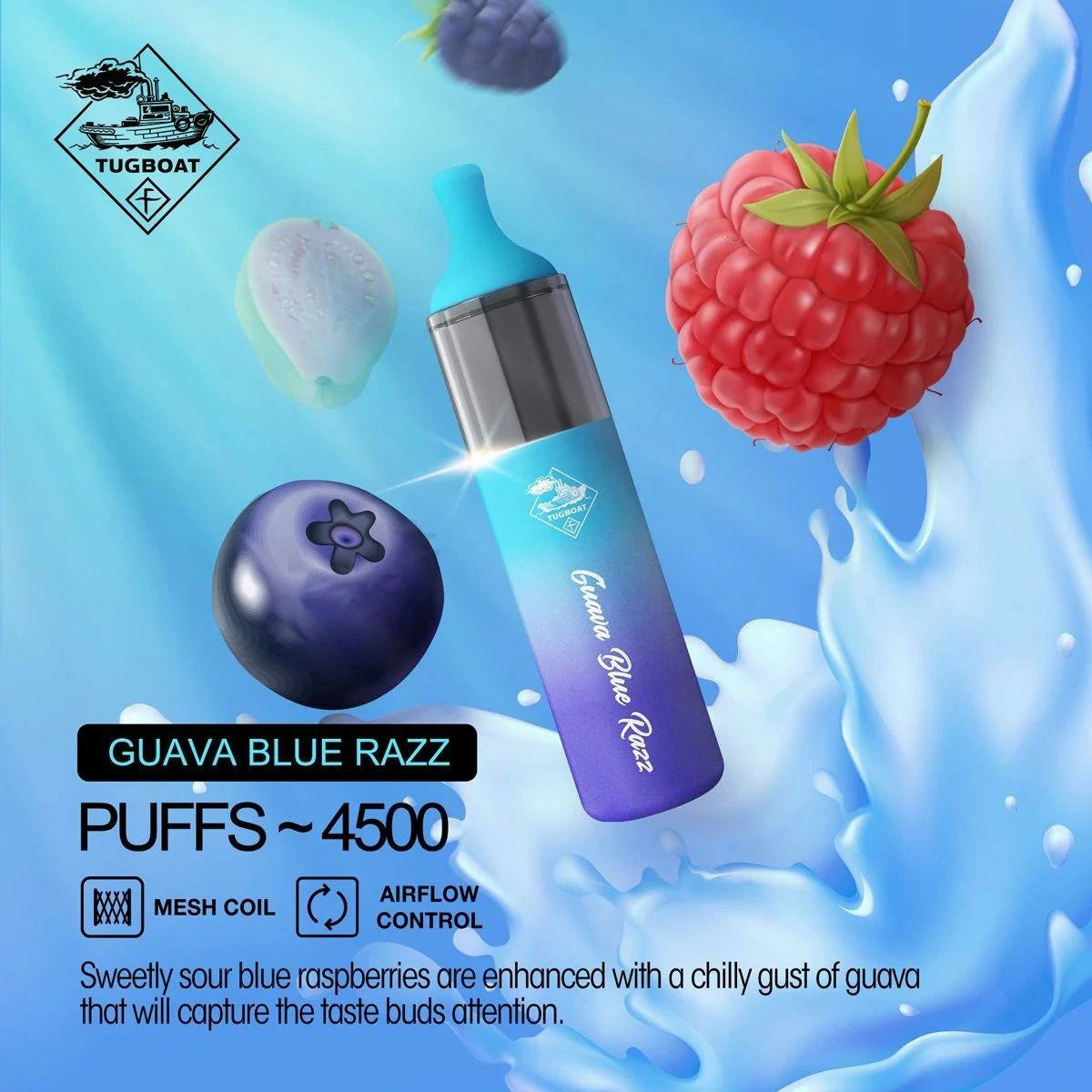 Tugboat Evo-guava blue razz