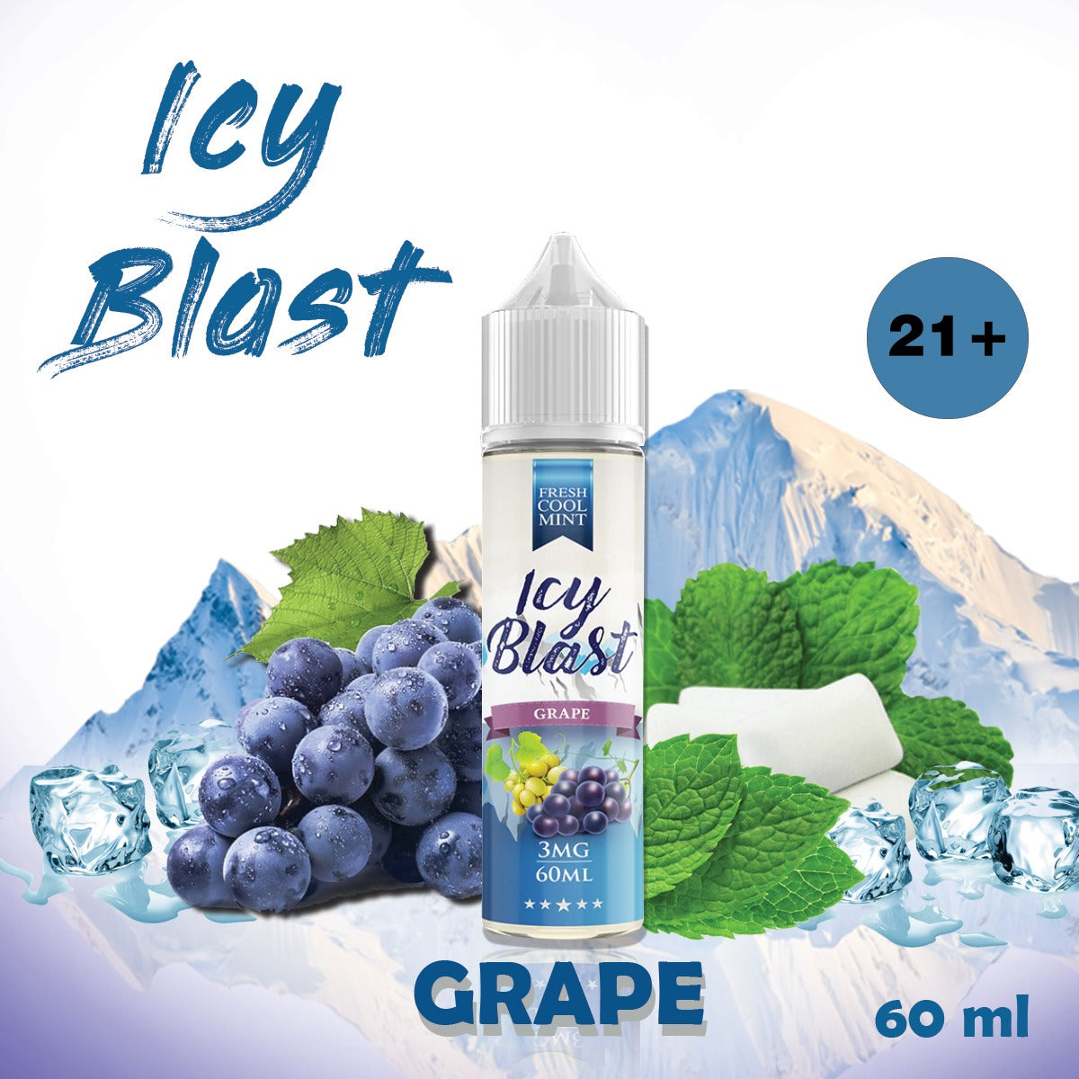Icy Blast – Grape (60ml) 3mg