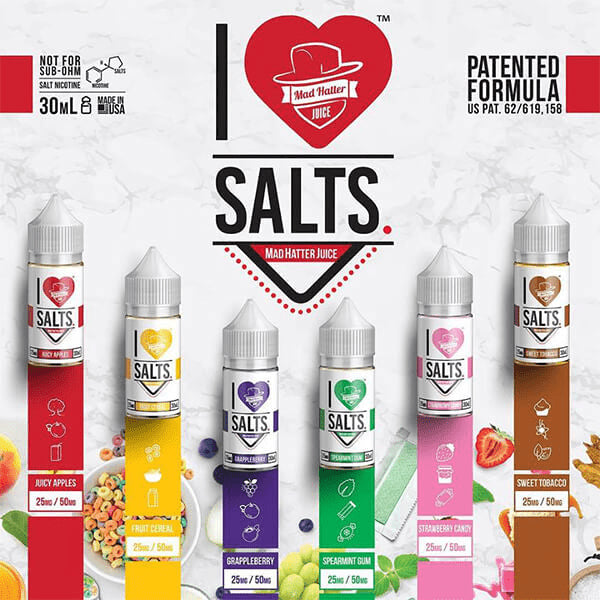 JUICY APPLES - I LOVE SALTS BY MAD HATTER